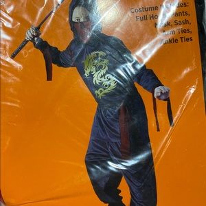 M Black Dragon Ninja unisex costume